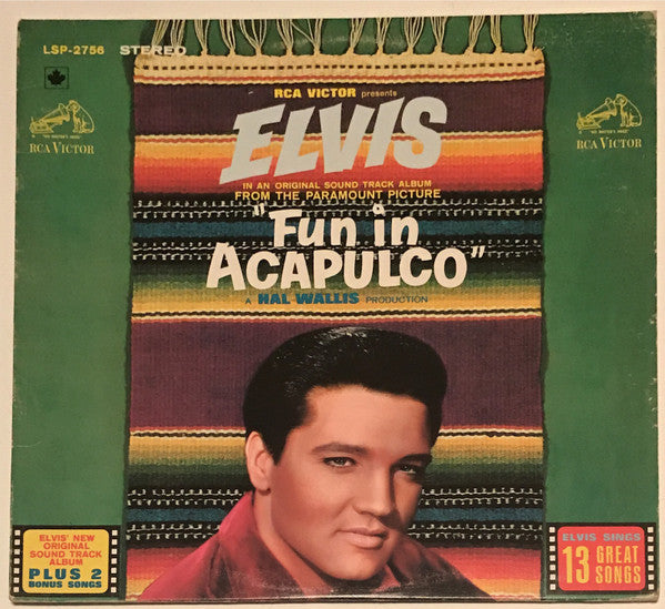 Elvis Presley - Fun In Acapulco - Used - LP - Stereo - 33 ⅓ RPM - 1975 Reissue VG/VG