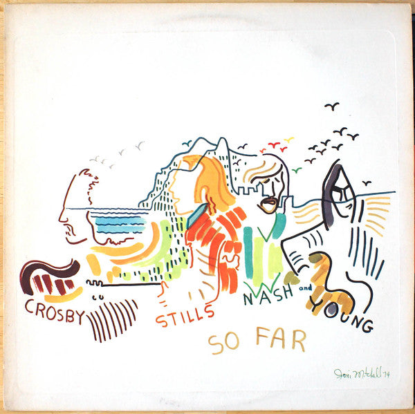 Crosby, Stills, Nash & Young - So Far - Used - LP - Stereo - 33 ⅓ RPM - 1977 Reissue VG+/VG+