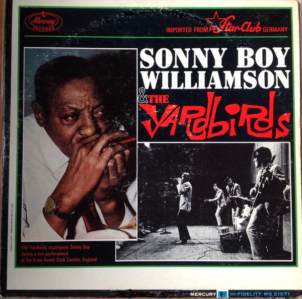 Sonny Boy Williamson (2) - Sonny Boy Williamson & The Yardbirds - Used - LP - Stereo - 33 ⅓ RPM - 1966 Reissue VG/VG