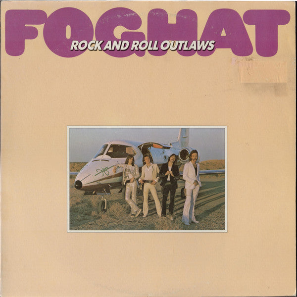 Foghat - Rock And Roll Outlaws - Used - LP - Stereo - 33 ⅓ RPM - 1974 Reissue VG/VG