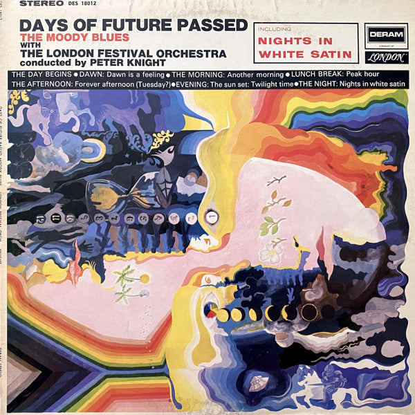 The Moody Blues - Days Of Future Passed - Used - LP - Stereo - 33 ⅓ RPM - 1972 Reissue VG/VG
