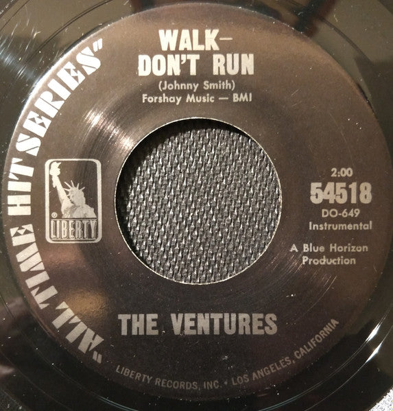 The Ventures - Walk-Don't Run / Ram-Bunk-Shush - Used - 7" Single - Stereo - 45 RPM Reissue VG/VG