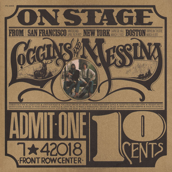 Loggins And Messina - On Stage - Used - LP - Stereo - 33 ⅓ RPM - 1974 Reissue VG/VG