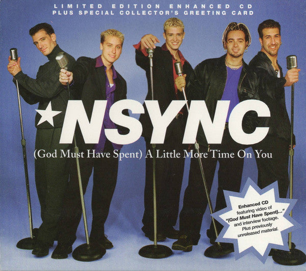 *NSYNC - (God Must Have Spent) A Little More Time On You - Used - CD - Stereo - 1999 Reissue VG+/VG+