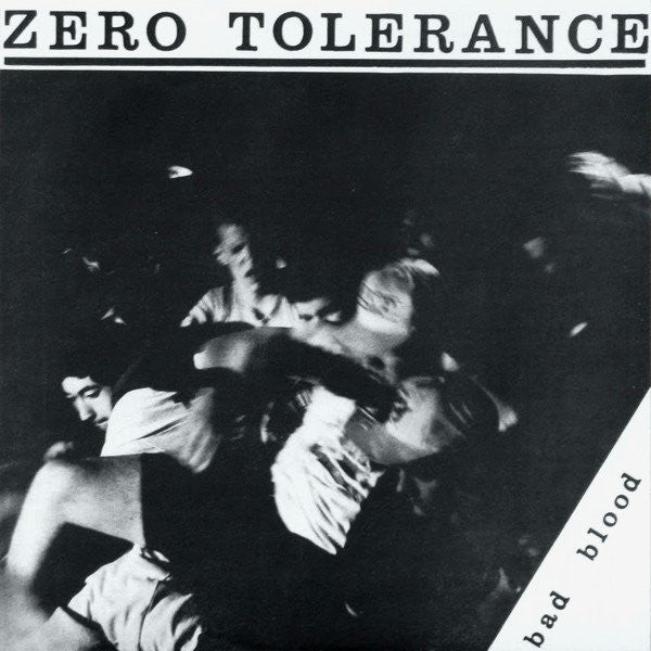 Zero Tolerance - Bad Blood - Used 1989 7" EP - VG+/VG *