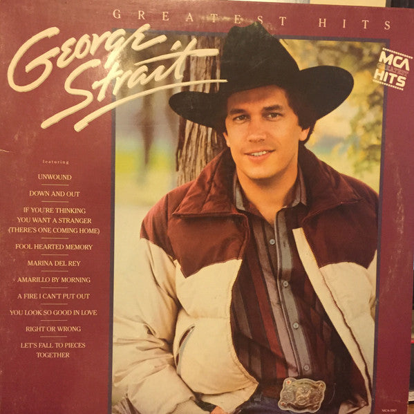 George Strait - Greatest Hits - Used - LP - Stereo - 33 ⅓ RPM - 1985 Reissue VG+/VG
