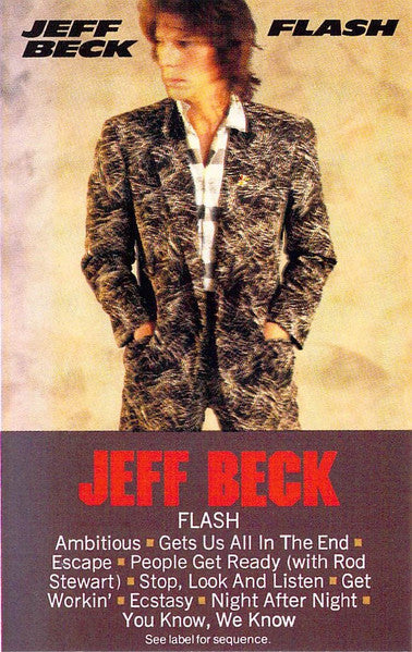 Jeff Beck - Flash - Used 1985 Cassette - VG/VG