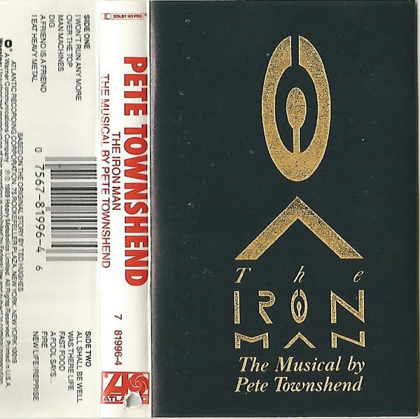 Pete Townshend - The Iron Man (The Musical By Pete Townshend) - Used 1989 Cassette - VG/VG