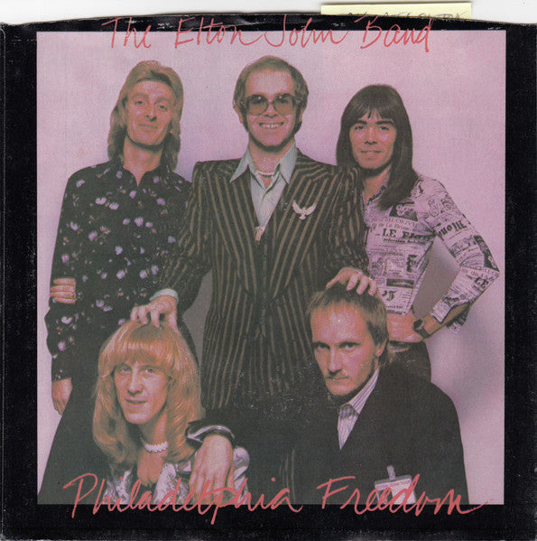 Elton John Band - Philadelphia Freedom / I Saw Her Standing There - Used - 7" Single - Stereo - 45 RPM - 1975 Reissue VG/VG