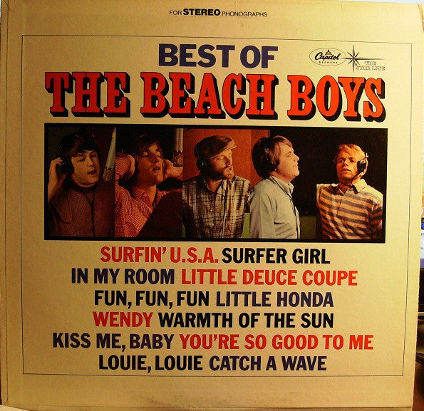 The Beach Boys - Best Of The Beach Boys - Vol. 1 - Used - LP - Stereo - 33 ⅓ RPM - 1972 Reissue VG/VG