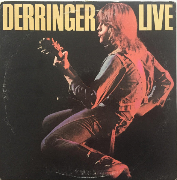 Derringer (2) - Live - Used - LP - Stereo - 33 ⅓ RPM - 1977 Reissue VG/G+