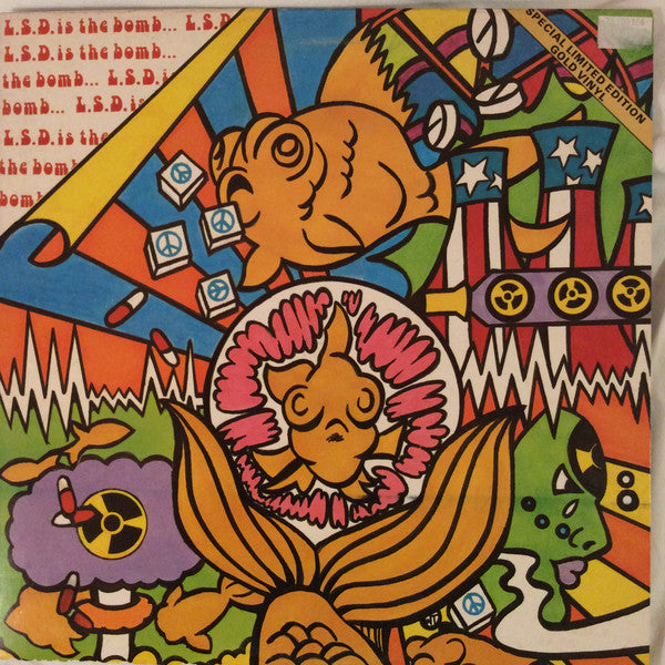 Radioactive Goldfish - L.S.D. Is The Bomb - Used - LP - Stereo - 33 ⅓ RPM - 1991 Reissue VG+/VG+