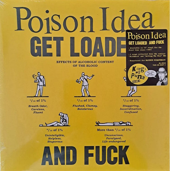 Poison Idea - Get Loaded and Fuck EP 12" - Remastered