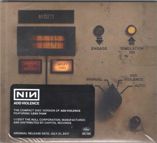 Nine Inch Nails - Add Violence - Used CD 2017 VG+/VG+