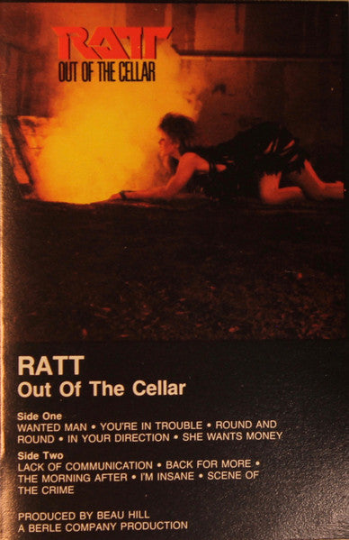 Ratt – Out Of The Cellar - Used 1984 Cassette VG/VG