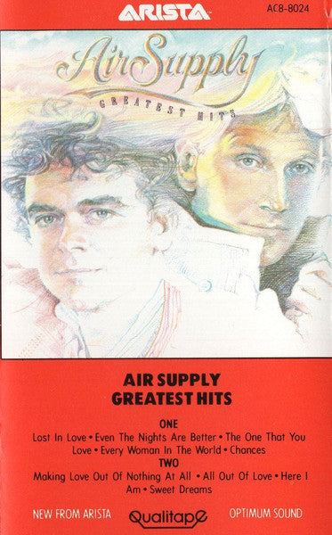 Air Supply - Greatest Hits - Used 1983 Cassette Reissue VG/VG