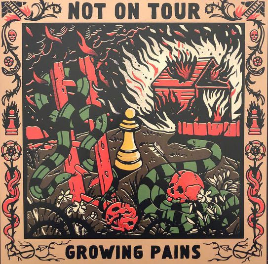 Not On Tour ‎– Growing Pains - Used 2019 Repress - White and Green VG+/VG+