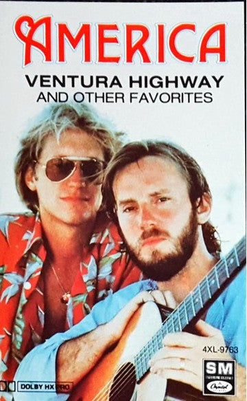 America - Ventura Highway & Other Favorites - Used Cassette Reissue 1988 VG+/VG
