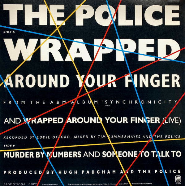The Police - Wrapped Around Your Finger - Single - Promo - Used 1983 VG+/VG+