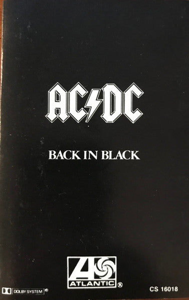 AC/DC - Back In Black - Used 1980