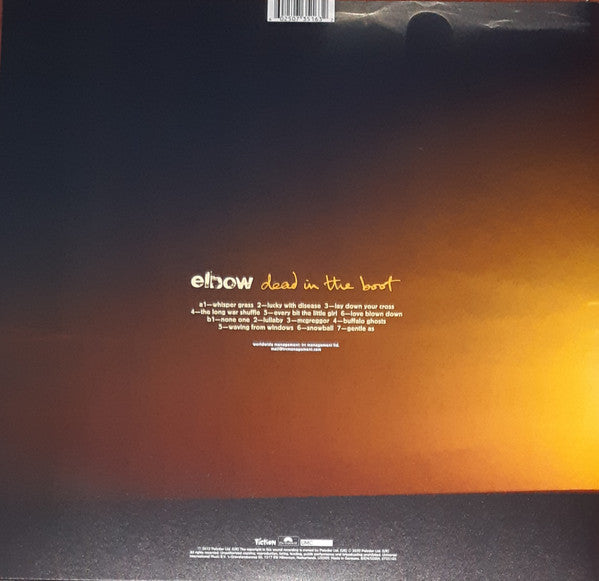Elbow - Dead In The Boot - Reissue