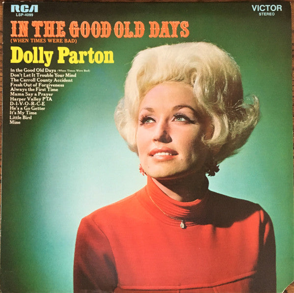Dolly Parton - In The Good Old Days (When Times Were Bad) - Used 1969