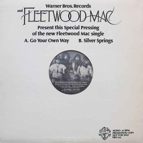 Fleetwood Mac - Go Your Own Way - Used Radio Promo 1976 VG+/VG