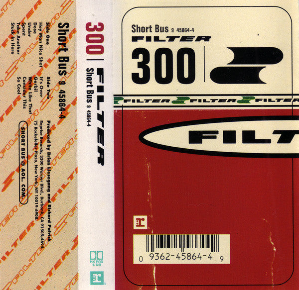 Filter ‎– Short Bus - Used Cassette 1995 VG+/VG+