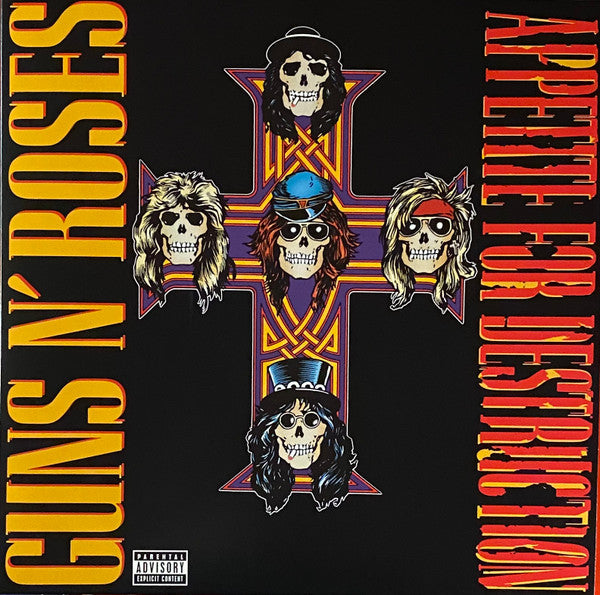 Guns N' Roses - Appetite For Destruction -  2008 Reissue LP