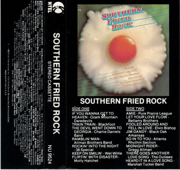 Various Artists - Southern Fried Rock - Used 1980 Cassette - VG+/VG