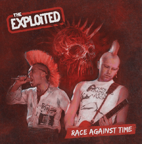 The Exploited - Race Against Time/Sex And Violence - Blue - 7” Reissue 2023 - NM/VG+