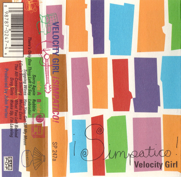 Velocity Girl – ¡Simpatico! - Used Cassette 1994 VG/VG