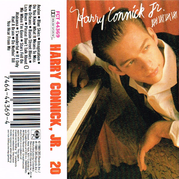 Harry Connick, Jr. – 20 - Used Cassette 1988 - VG/VG