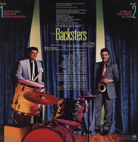 The Backsters - Get On Your Back! - Used 1984 VG+/VG+