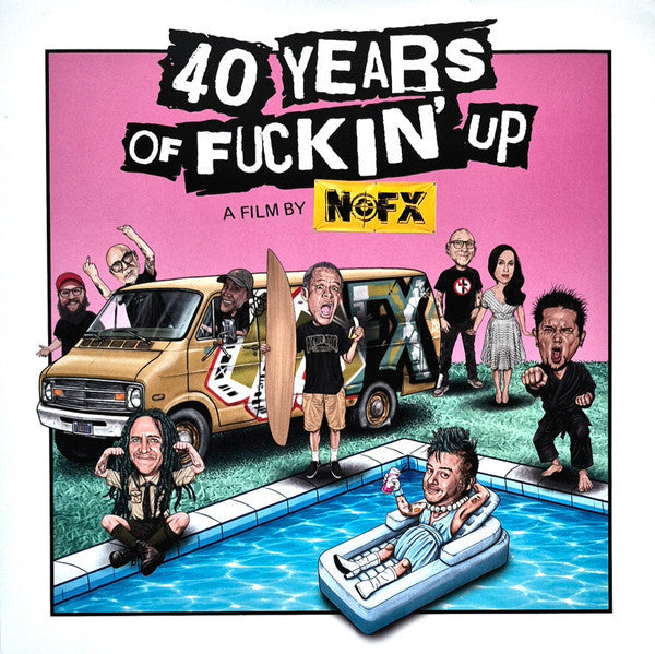 NOFX – 40 Years Of Fuckin' Up - A Film By NOFX - 2026 LP - Pink