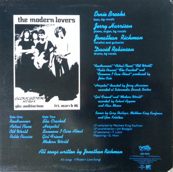 The Modern Lovers - The Modern Lovers - Used Reissue 1978 - VG+/VG
