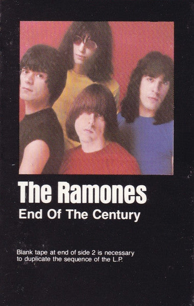 Ramones - End Of The Century - Used 1980 Cassette VG+/VG