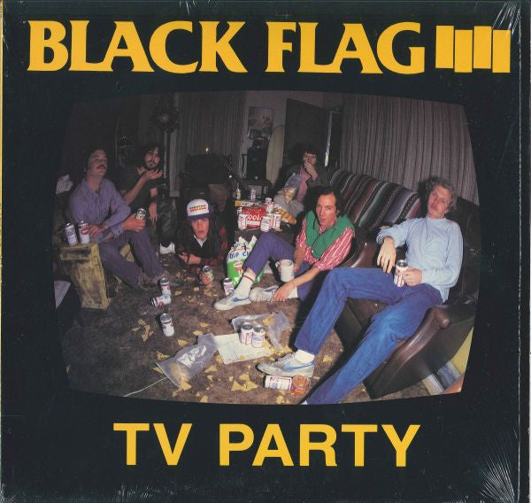 Black Flag - TV Party 12" EP - Reissue