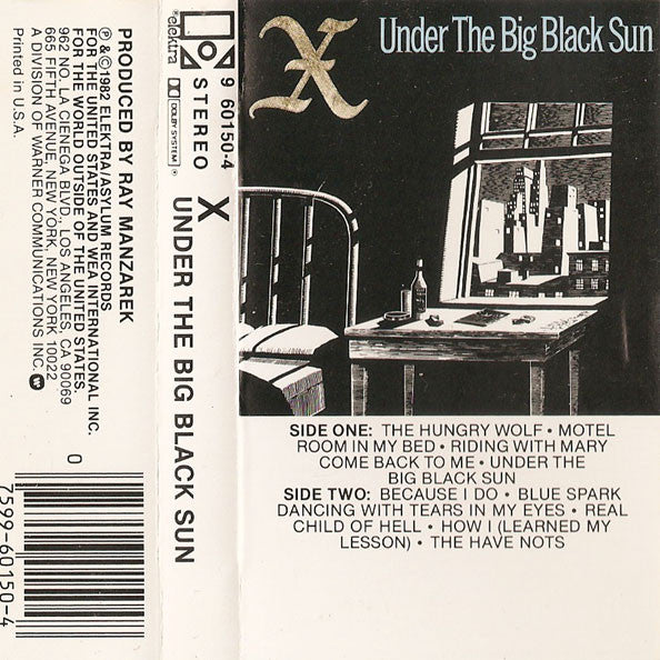 X - Under The Big Black Sun - Used 1982