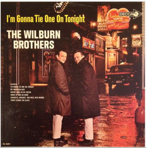 The Wilburn Brothers - I'm Gonna Tie One On Tonight - Used 1965 NM/VG+