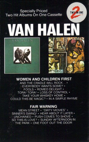 Van Halen - Women And Children First & Fair Warning - Used 1982
