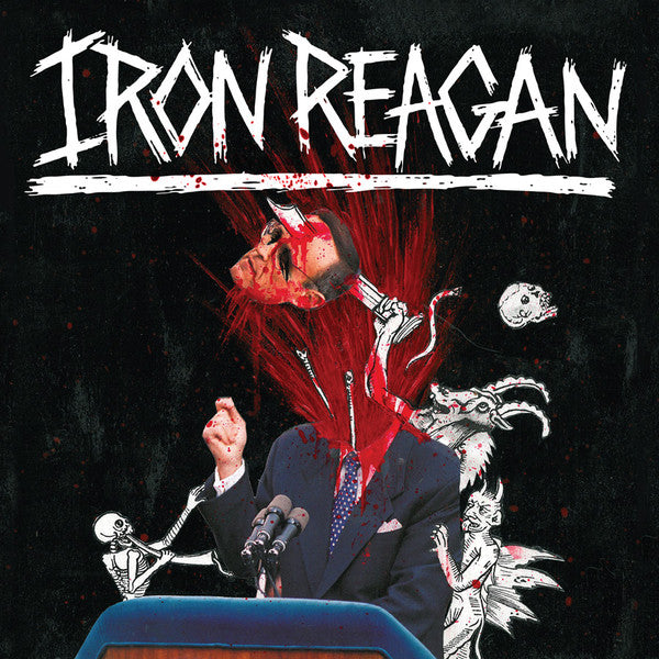 Iron Reagan - Tyranny Of Will - 2026 LP Reissue - White with Splatter