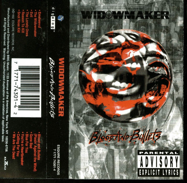 Widowmaker - Blood And Bullets -  Used 1992