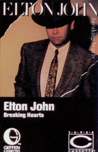 Elton John - Breaking Hearts - Used Cassette 1984 VG/VG