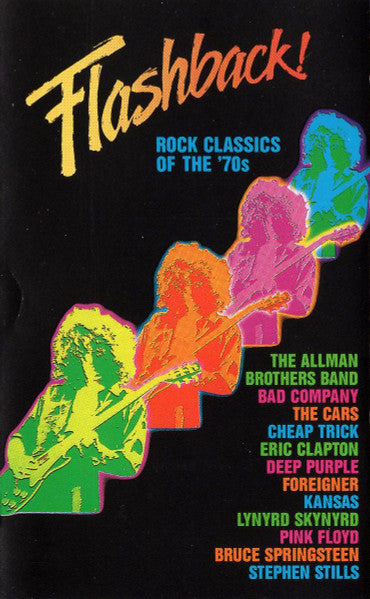 Various Artists -  Flashback! Rock Classics Of The 70s - Used Cassette 1991 - VG+/VG