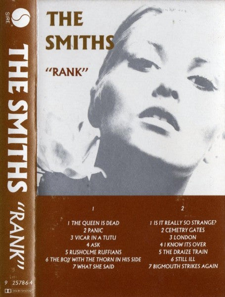 The Smiths - Rank - Used 1988 VG+/VG+