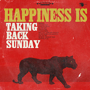 Taking Back Sunday - Happiness Is LP 12"- Red Transparent