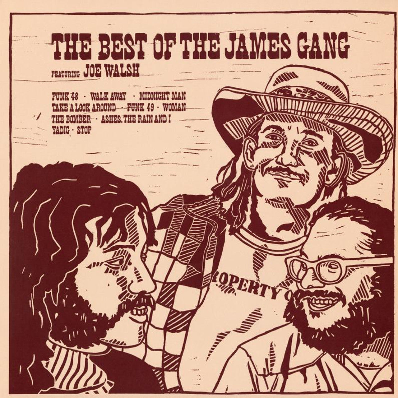 James Gang -  The Best Of The James Gang Featuring Joe Walsh - Used Cassette 1973 Reissue VG/VG